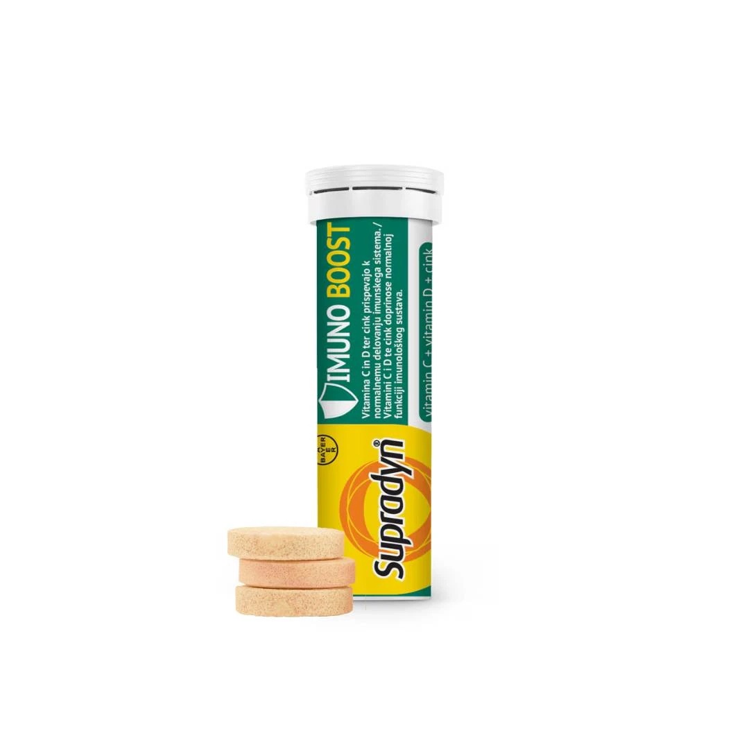 Supradyn® IMUNO BOOST 20 Šumećih Tableta sa Vitaminom C, Cinkom i Vitaminom D