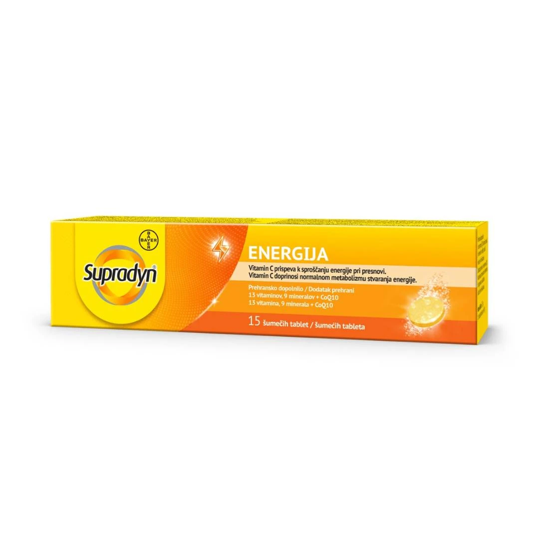 BAYER Supradyn® Q10 Energija Šumeće Tablete 15