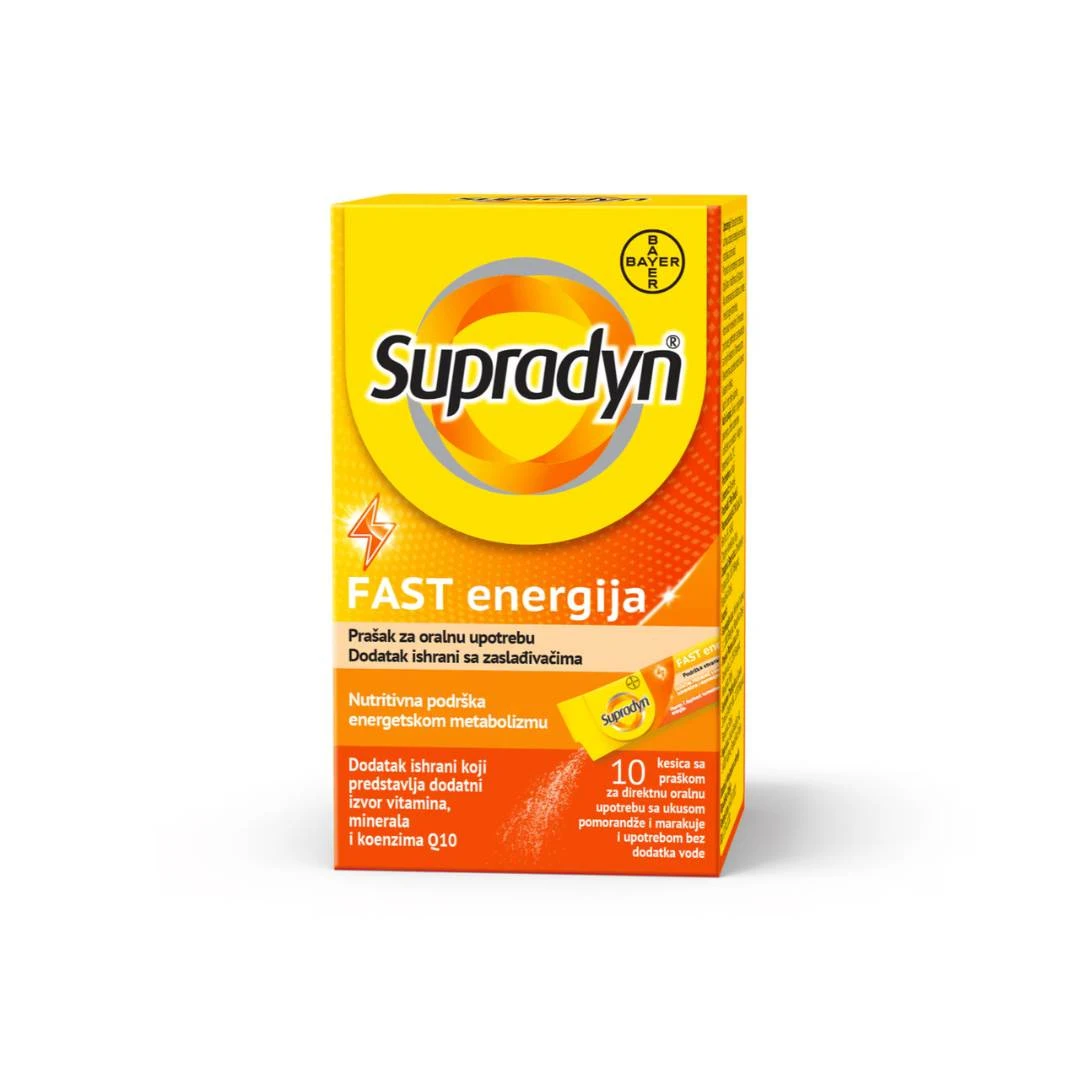 BAYER Supradyn® FAST Energija 10 Direkt Kesica