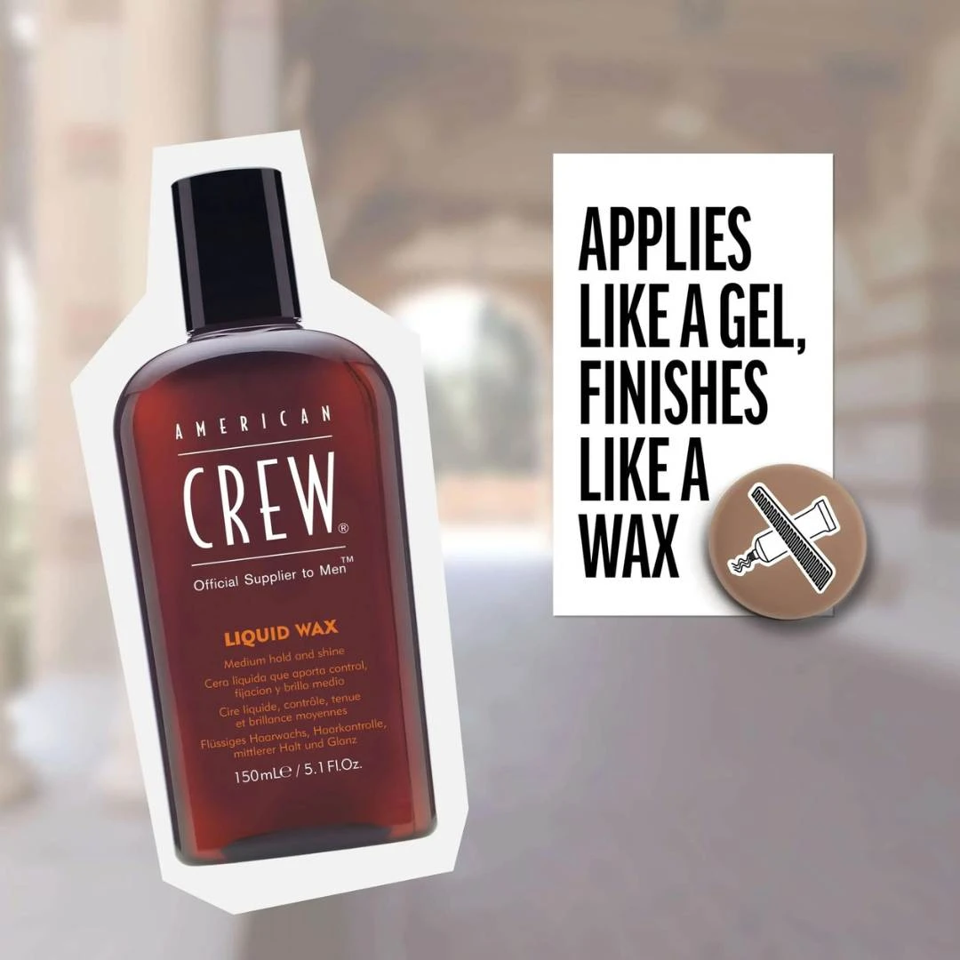 American CREW Liquid Wax 150 mL; Vosak