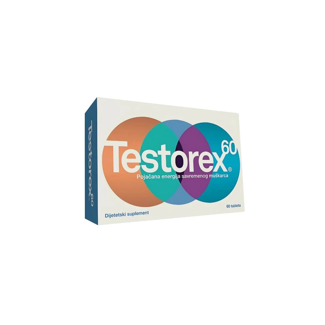 TESTOREX® Tablete za Izdržljivost, Potenciju i Libido 60 Komada