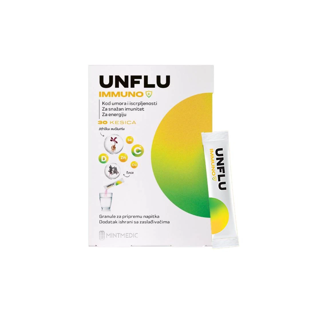 UNFLU IMMUNO 30 Kesica; Umor; Iscrpljenost; Slab Imunitet 