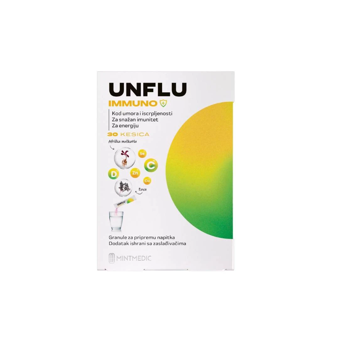 UNFLU IMMUNO 30 Kesica; Umor; Iscrpljenost; Slab Imunitet 