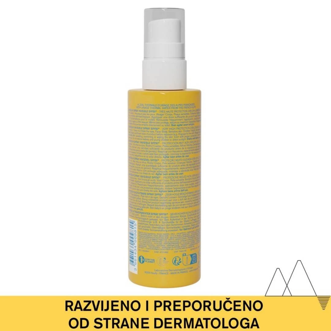 URIAGE Bariésun Transparentni Sprej za Sunčanje SPF50+ 200 mL