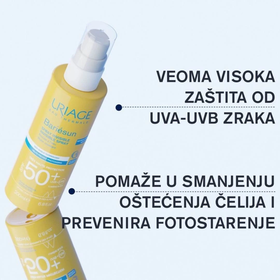 URIAGE Bariésun Transparentni Sprej za Sunčanje SPF50+ 200 mL