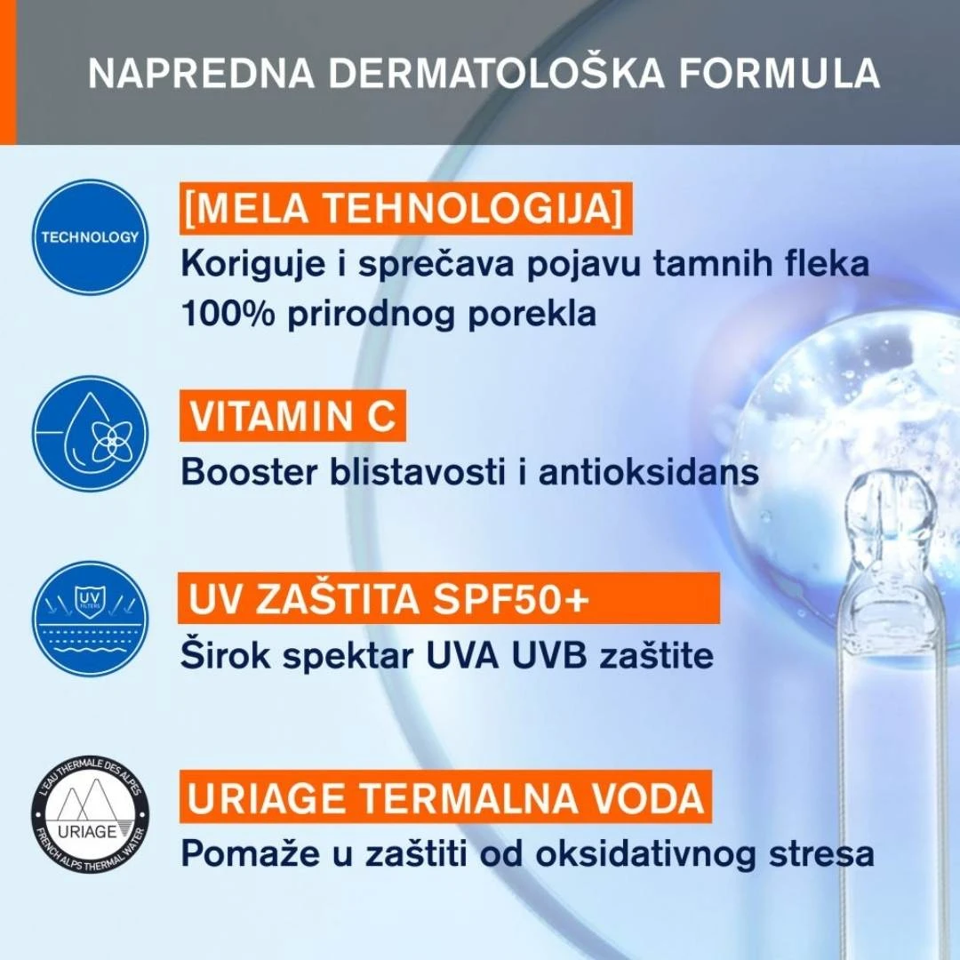 URIAGE DÉPIDERM Krema za Lice SPF 50+ 30 mL