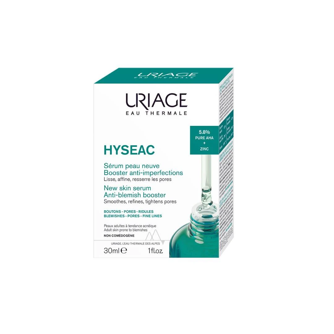 URIAGE Hyséac Serum Booster 30 mL; Smanjuje Fleke; Sužava Pore; Protiv Nesavršenosti