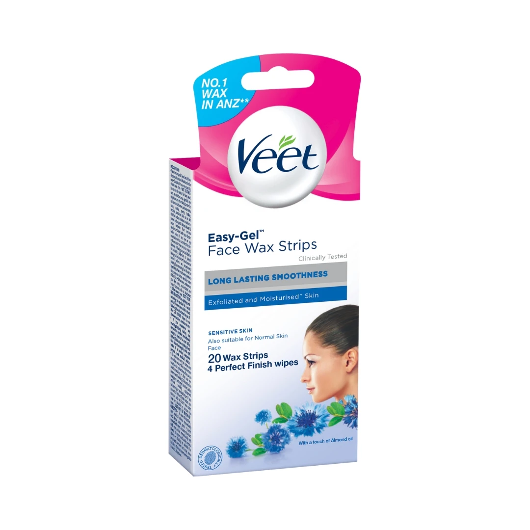 Veet Easy Strip Trake za Depilaciju Lica, 20 Komada