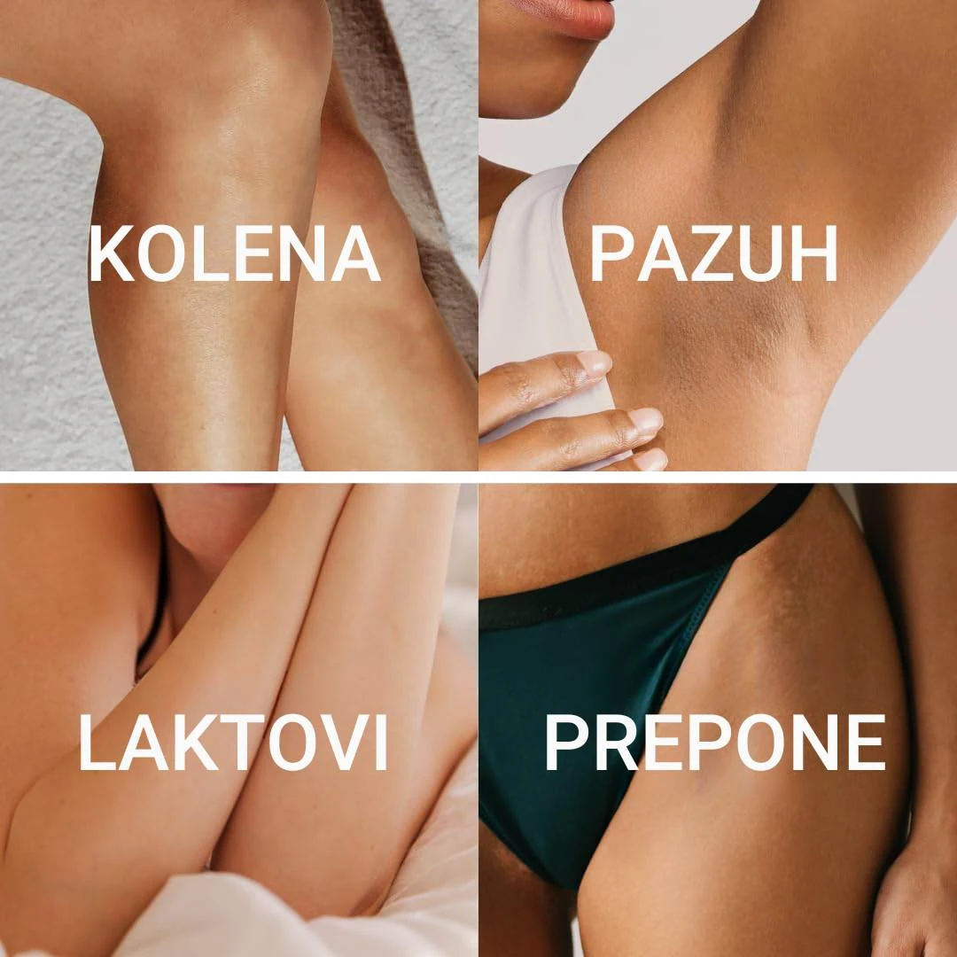 Veet Krema za Depilaciju Prepona, Pazuha, Kolena i Laktova BIKINI za Osetljivu Kožu 100 mL