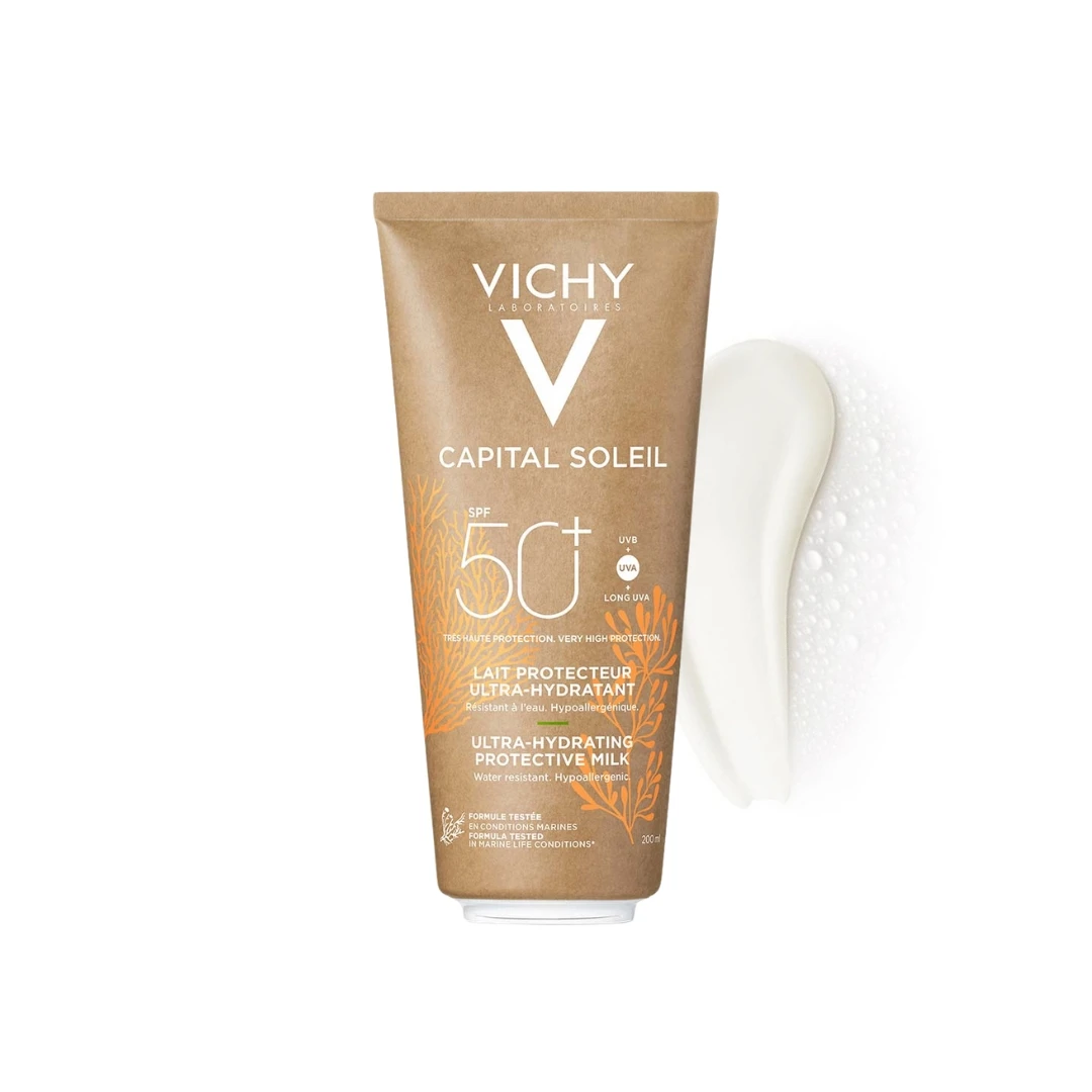 VICHY CAPITAL SOLEILl Solar Mleko za Sunčanje SPF50+ za Lice i Telo 200 mL