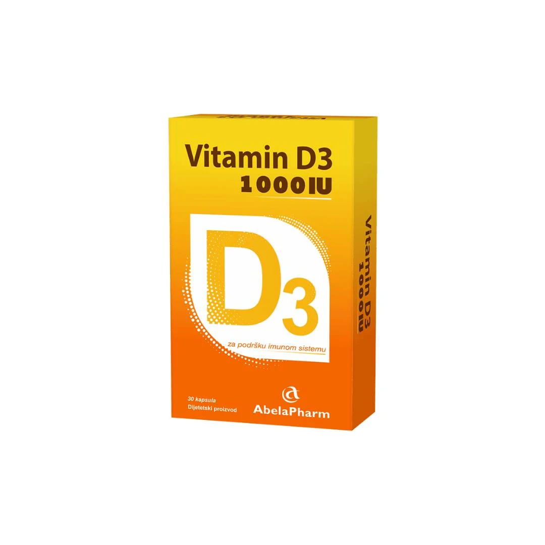 Vitamin D3 1000 IJ 30 Kapsula