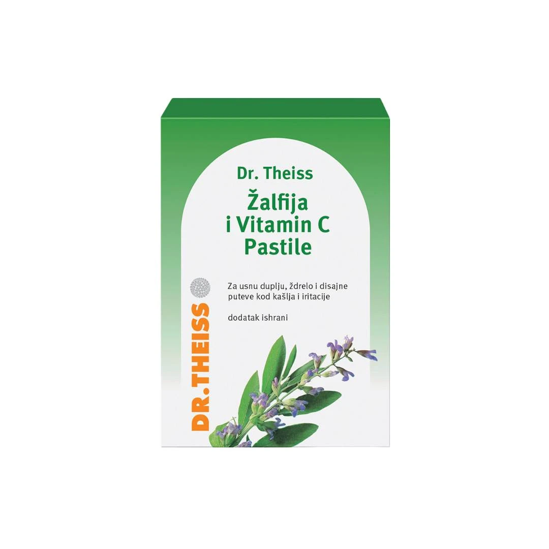 Dr. Theiss Žalfija i Vitamin C 24 Pastile