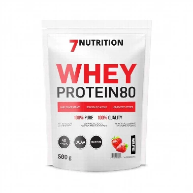 7 NUTRITION WHEY PROTEIN 80 Strawberry 500 g