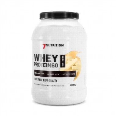 7 NUTRITION WHEY PROTEIN 80 White Chocolate 2 kg