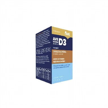 AVE Vitamin D3 4000 IU 60 Tableta