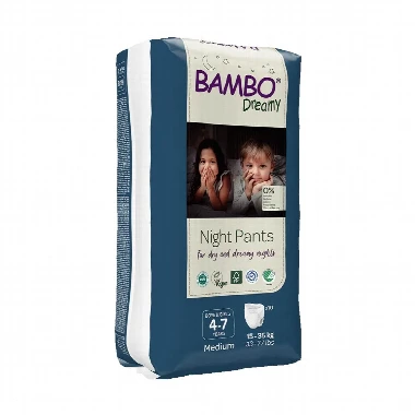 BAMBO® Dreamy Noćne Gaćice UNISEX 15-35 Kg 10 Gaćica