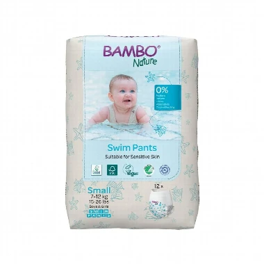 BAMBO® Nature Pelene za Plivanje S 12 Pelena