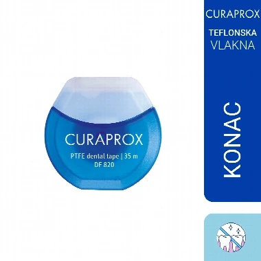 CURAPROX Konac za Zube DF 820 Teflonski 35 m