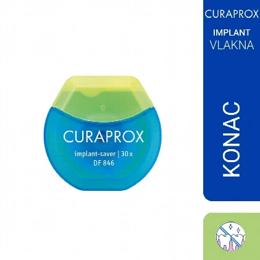 CURAPROX Konac za Zube DF 846 Implant 30 Končića