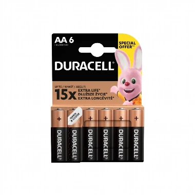 DURACELL® Baterije BASIC AA 6 Baterija 1,5 V