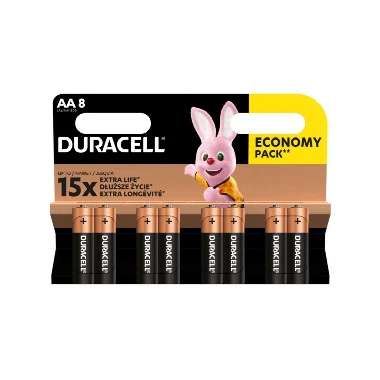 DURACELL® Baterije BASIC AA 8 Baterija 1,5 V
