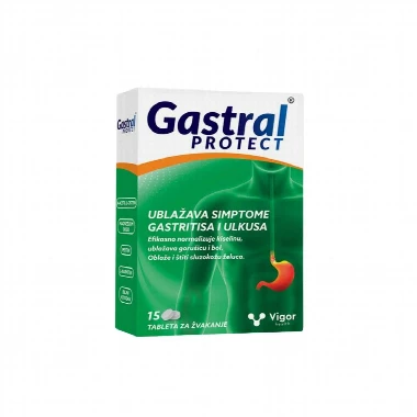 Gastral Protect 15 Tableta za Žvakanje