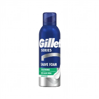 Gillette® Pena za Brijanje SERIES Sensitive 200 mL