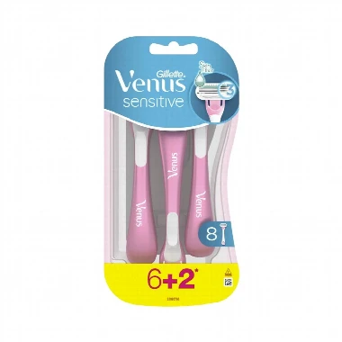 Gillette® Venus Brijač Sensitive 6+2, 8 Brijača