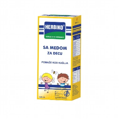 HERBIKO® Sirup za Decu sa Medom 125 mL