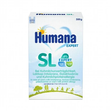 Humana EXPERT SL Mleko bez Kazeina, Laktoze i Glutena 500 g