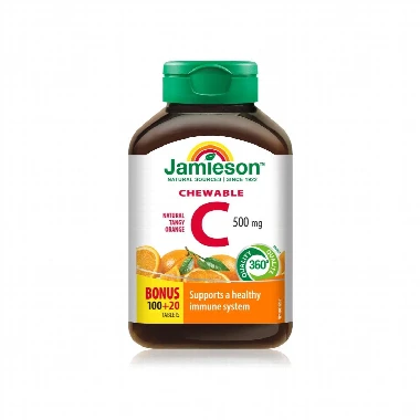 Jamieson™ Vitamin C 500 mg 120 Tableta za Žvakanje