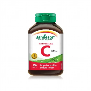 Jamieson™ Vitamin C 500 mg Time Release 100 Tableta 