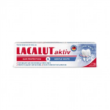 LACALUT® Pasta za Zube AKTIV WHITE 75 mL