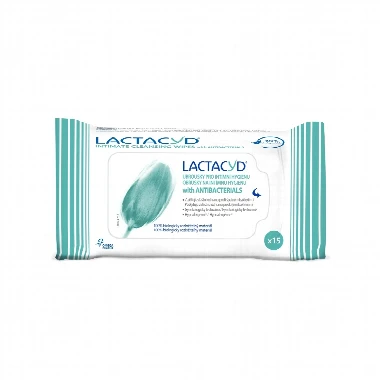 LACTACYD® Intimne Maramice Antibakterijske 15 Maramica