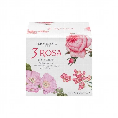 LERBOLARIO Krema za Telo 3 Rosa 200 mL