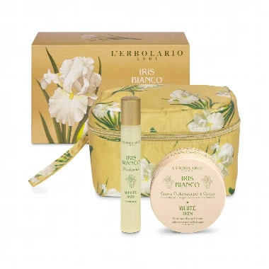 LERBOLARIO White Iris Petal Mini Beauty Case