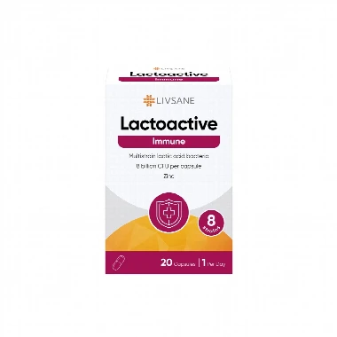 LIVSANE Lactoactive Immune 20 Kapsula