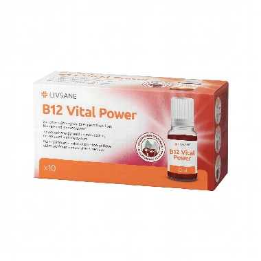 LIVSANE Vitamin B12 Direkt Vital Power 10 Ampula