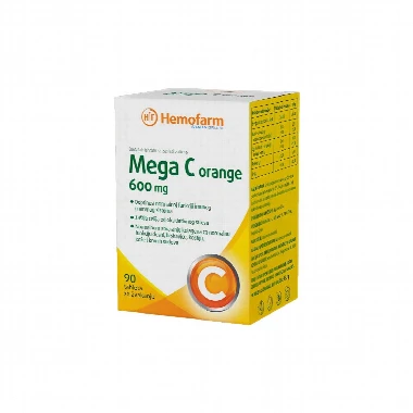 Mega C Orange 600 mg Tablete za Žvakanje 90 Komada