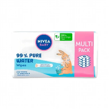 NIVEA Baby Pure Water Vlažne Maramice 4x57 Komada