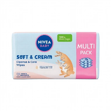 NIVEA Baby Soft & Care Vlažne Maramice 4x57 Komada