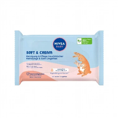 NIVEA Baby Soft & Care Vlažne Maramice 63 Komada