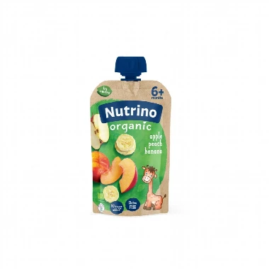 Nutrino ORGANIC Voćni Pire-Jabuka, Breskva i Banana 100 g