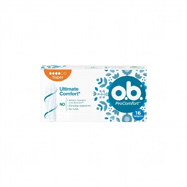 ob® Tamponi ProComfort SUPER 16 Tampona