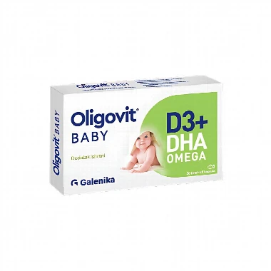 Oligovit® Baby D3+DHA Omega 30 Twist-off Kapsula