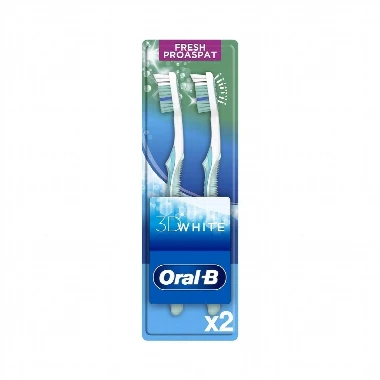 Oral-B® 3D WHITE FRESH  Medium Četkica za Zube 1+1 Gratis 
