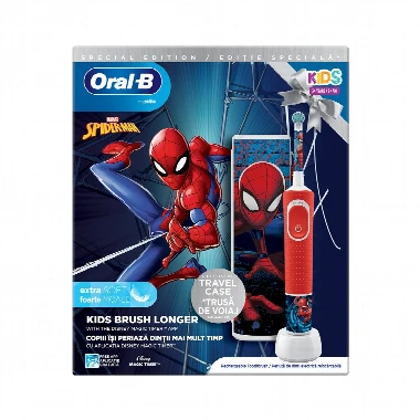 Oral-B® Električna Četkica za Decu Spiderman sa Kutijom