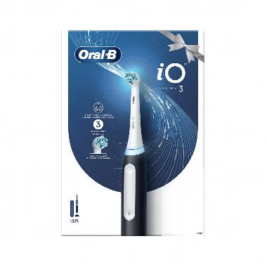 Oral-B® iO 3 Električna Četkica za Zube Crna Putni Set