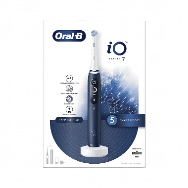 Oral-B® iO 7 Električna Četkica za Zube Safirno Plava  