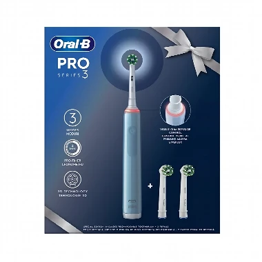 Oral-B® Pro 3 Električna Četkica za Zube Set + 2 Nastavka